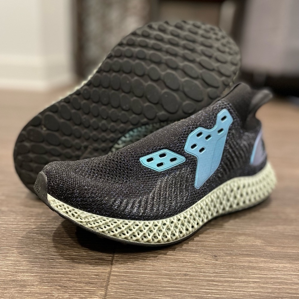 Adidas Alphaedge 4D Black Iridescent sz 9.5 - Picture 3 of 4